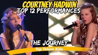 🌟 COURTNEY HADWIN 🌟 The Journey  Top 12 performances [upl. by Cohlier91]