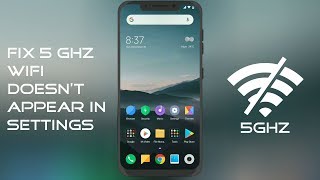 Fix 5 GHz WiFi Doesnt Appear in Settings For MIUI [upl. by Ayisan708]