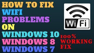 How to Fix WiFi Problems on Windows 10 [upl. by Ynabe]