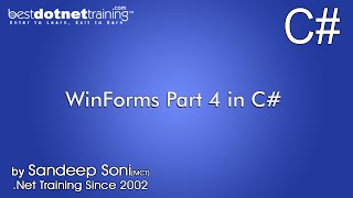 Change the Menus Dialog Boxes in WIN Form  Part 4  C WinForms [upl. by Rossing]