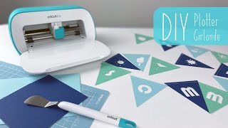 DIY Papier Girlande selber gestalten  Cricut Joy  Plotter [upl. by Nad599]