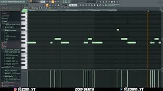 POP SMOKE  INVINCIBLE FL STUDIO REMAKE FLP DOWNLOAD  DECONSTRUCTED [upl. by Eslehc]