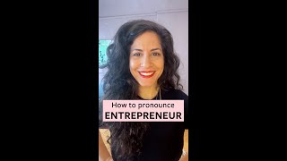 Entrepreneur Pronunciation Tutorial [upl. by Trimble]