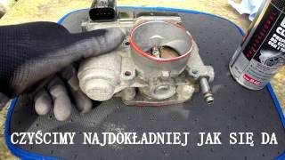 Czyszczenie przepustnicy Opel Astra H 16 16V Throttle Cleaning Vauxhall Astra [upl. by Theis]