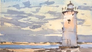 Advancing with Watercolor Graded Washes “Edgartown Light” [upl. by Clarey]