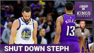 The Sacramento Kings SHUT DOWN Steph Curry  Locked On Kings [upl. by Naul829]