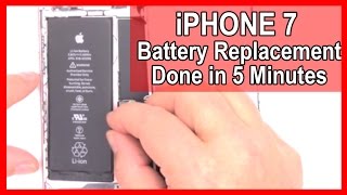 How To Replace the Battery in your iPhone 7 in 5 Minutes [upl. by Renard]