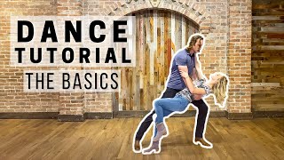 Country Swing Dancing THE BASICS Tutorial [upl. by Lekcim]