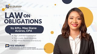 Law on Obligations by Atty Mae Diane Azores CPA [upl. by Calendra26]