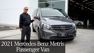 2021 MercedesBenz Metris Passenger Van Review  Walkaround [upl. by Thamos]