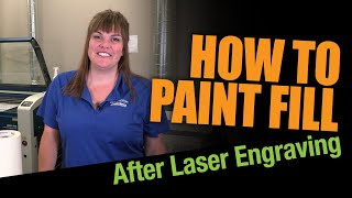 How to Paint Fill Wood that has been Laser Engraved [upl. by Auhso495]