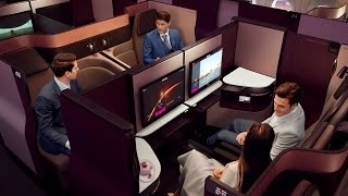 Introducing Qsuite  Qatar Airways New Business Class [upl. by Jew]