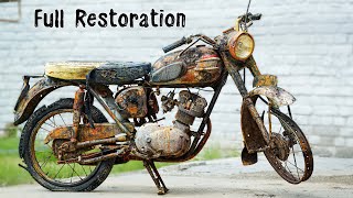 Full RESTORATION 60 Years Old Destroyed British Motorcycle [upl. by Lotta]