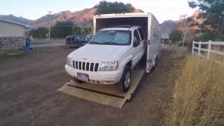 Enclosed Car Trailer Winch Install [upl. by Lucille]