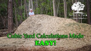 Cubic Yard Calculations Made EASY [upl. by Nnylaj366]