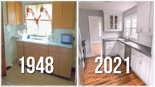 Epic Kitchen Remodel on a Budget  75 YEAR OLD KITCHEN REMODEL [upl. by Koppel525]