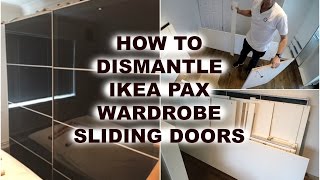 IKEA PAX WARDROBE DISMANTLING [upl. by Sankaran]