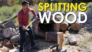 How to Split Wood  The Art of Manliness [upl. by Yunfei756]