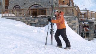 How To Walk On Snow  Beginner Ski Lesson [upl. by Hawthorn]