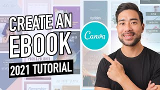 HOW TO CREATE AN EBOOK IN CANVA [upl. by Armillia]