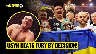 USYK BEATS FURY 🏆 talkSPORT Boxing REACT To Oleksander Usyk Becoming UNDISPUTED Champ V Tyson Fury [upl. by Comethuauc]