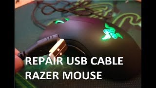 How To REPAIR Mouse USB cableplug in 10 minutes [upl. by Stiegler]