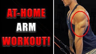 Complete Biceps amp Triceps Workout AtHome Resistance Band Workout  V SHRED [upl. by Jean-Claude632]