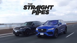 2018 Range Rover Velar vs Jaguar FPace S Review  Luxury SUV Battle [upl. by Pascoe]