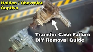 Transfer Case Removal POV Step By Step Guide  How To DIY  Holden Captiva [upl. by Nyrroc636]