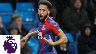 Andros Townsend scores worldclass volley against Man City  Premier League  NBC Sports [upl. by Tanberg]