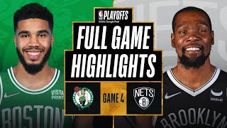 CELTICS at NETS  FULL GAME HIGHLIGHTS  April 25 2022 [upl. by Arihppas522]