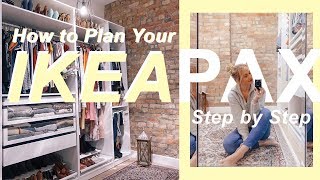 IKEA PAX WARDROBE SYSTEM  Design Online Step by Step [upl. by Dnomed762]