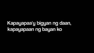 ASIN Cotabato Lyrics Filipino amp English [upl. by Sunday369]