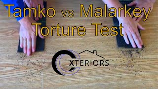 CCXteriors Shingle Torture Test Malarkey vs Tamko [upl. by Hanahs826]