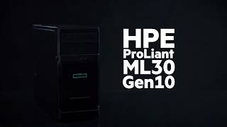 Tour of the HPE ProLiant ML30 Gen10 Tower Server [upl. by Asatan876]