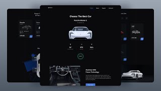 🚘 Create a Responsive Car Website Design Using HTML CSS amp JavaScript [upl. by Jewelle331]