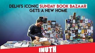 Delhis Iconic Sunday Book Bazaar Gets A New Home [upl. by Paugh]