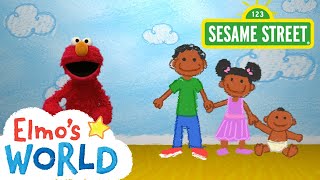 Sesame Street Siblings  Elmos World [upl. by Bahner871]