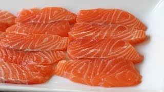 Quick Cured Salmon  How to Cure Salmon in 3 Minutes [upl. by Bosson]