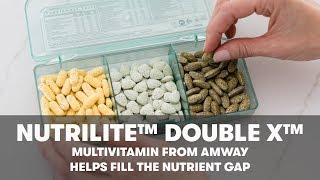 Double X Multivitamin Helps Fill the Nutrient Gap  Amway [upl. by Lewes233]