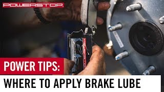 How To Apply Brake Lube  PowerStop [upl. by Shira]