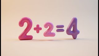 Simple Addition Adding 2 to Any Number – Learn to Count  Visual Math [upl. by Beesley]