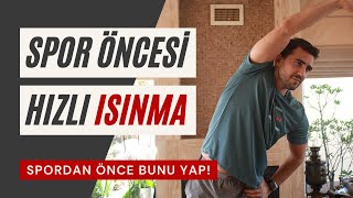 6 Dakikada Tüm Vücudunu ISIT  Spor Öncesi ISINMA HAREKETLERİ [upl. by Jemy168]