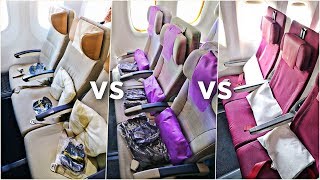 EMIRATES vs ETIHAD vs QATAR Economy Class  Which Airline Is Best  Economy Week [upl. by Neelahs]