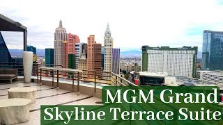 MGM Grand Las Vegas  Skyline Terrace Suite [upl. by Sianna157]