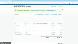 Xero Batch Payments  Reconciling in xero [upl. by Nitfa756]