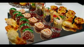 Assortiments de canapés pour apéritif amuses bouches بالعربية و الفرنسية [upl. by Pratte]