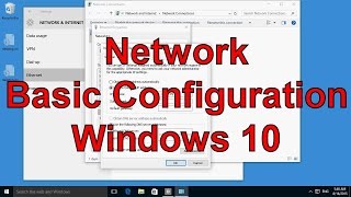 Network basic configuration Windows 10 [upl. by Cordier]