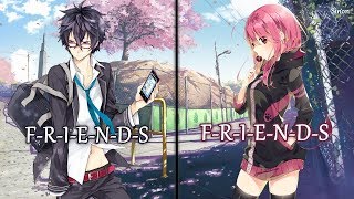 Nightcore  FRIENDS Switching Vocals  Lyrics [upl. by Jadda919]