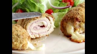 Baked Chicken Cordon Bleu Recipe [upl. by Nami94]